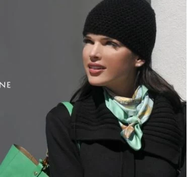 Print Silk Scarf Print Silk Scarf