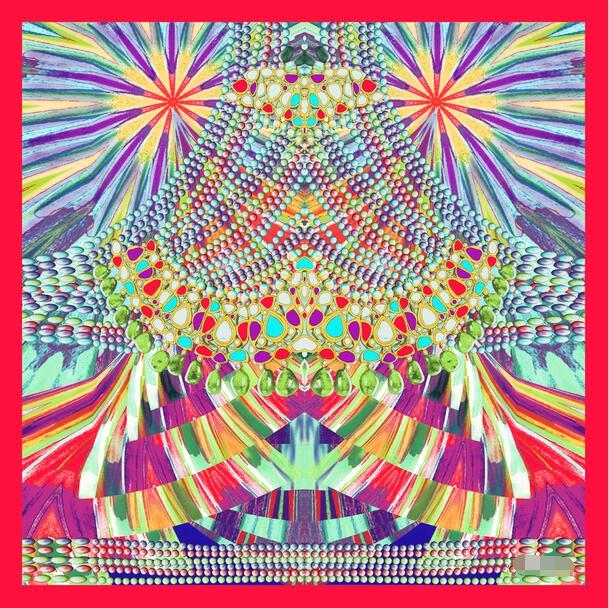 China Print Silk Scarf manufacturer