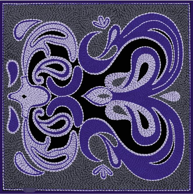 Printed Square Silk Scarf