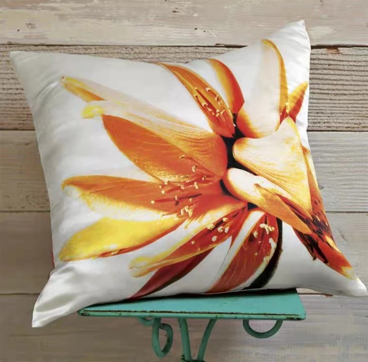 Custom High End 100% Mulberry Silk Back Cushion Cover